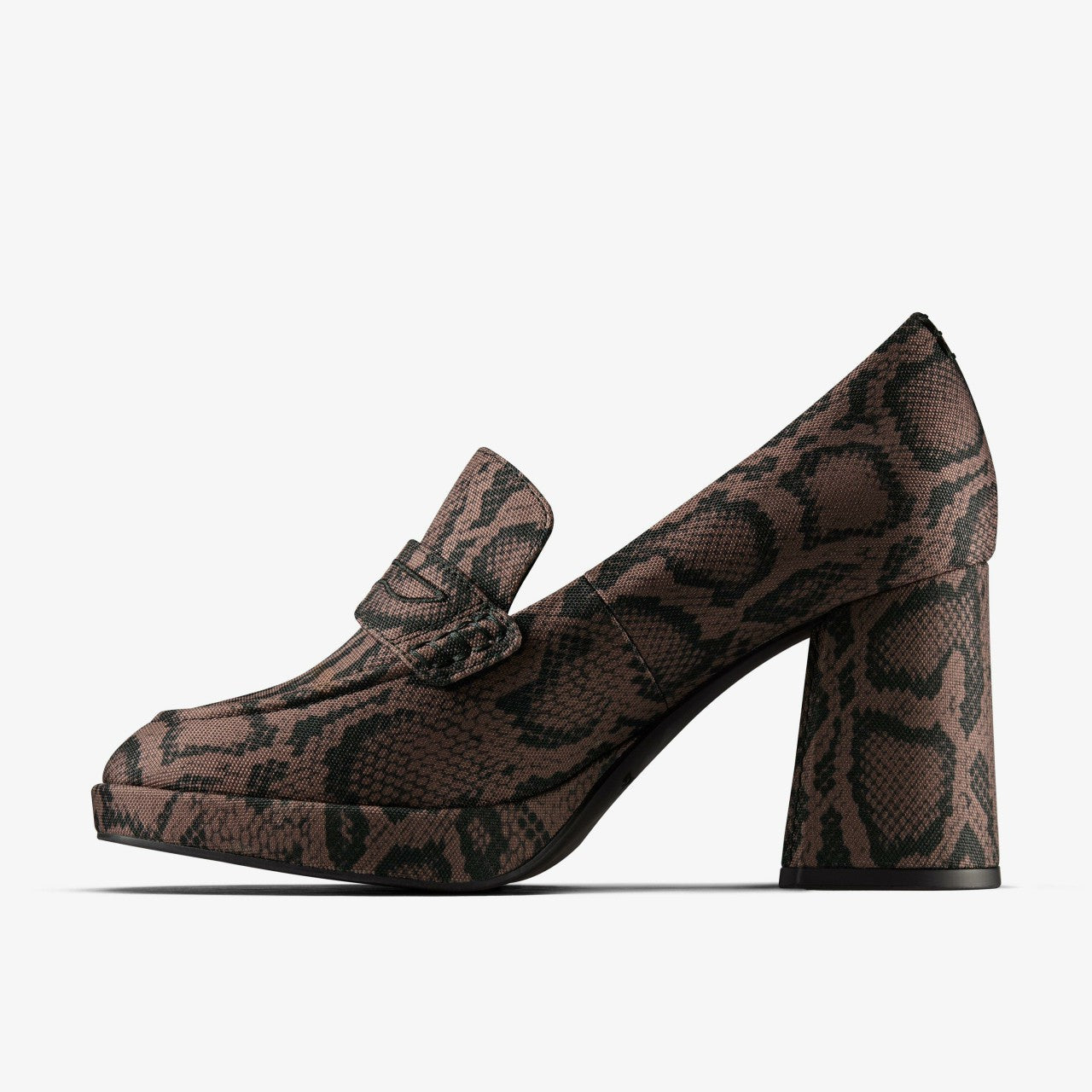 Martine Rose Loafer 2 Brown Textile | Clarks on Sale - Women