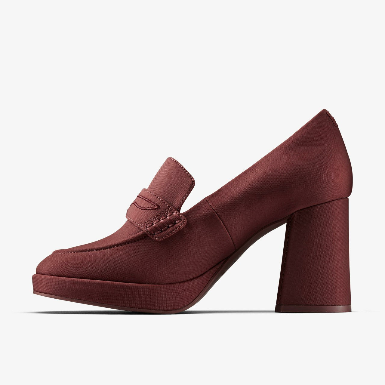 Martine Rose Loafer 2 Oxblood Textile | Clarks for sale - Women