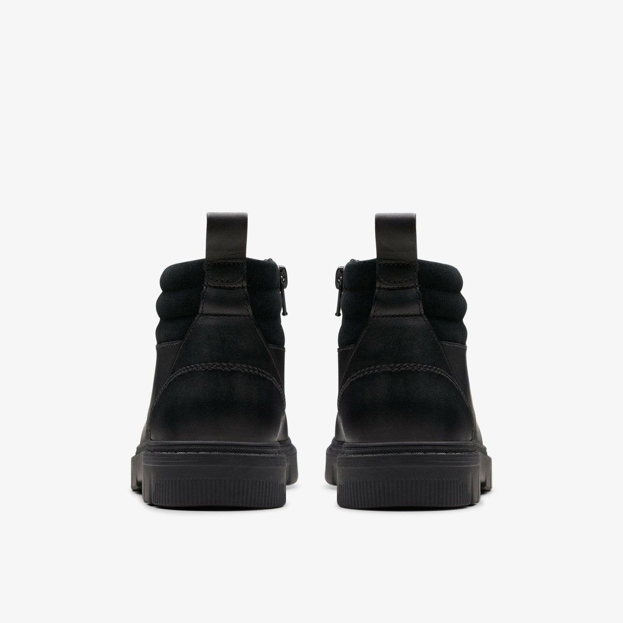 Lorcam Trail Older Black Leather | Clarks Sale - Kids
