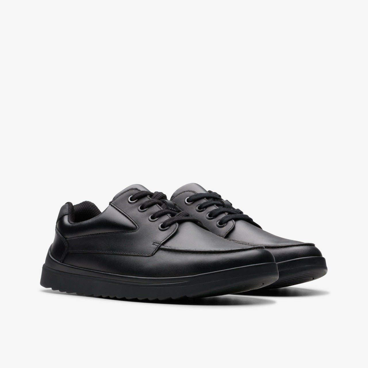 Keelan Flare Youth Black Leather | Clarks Sale - Kids