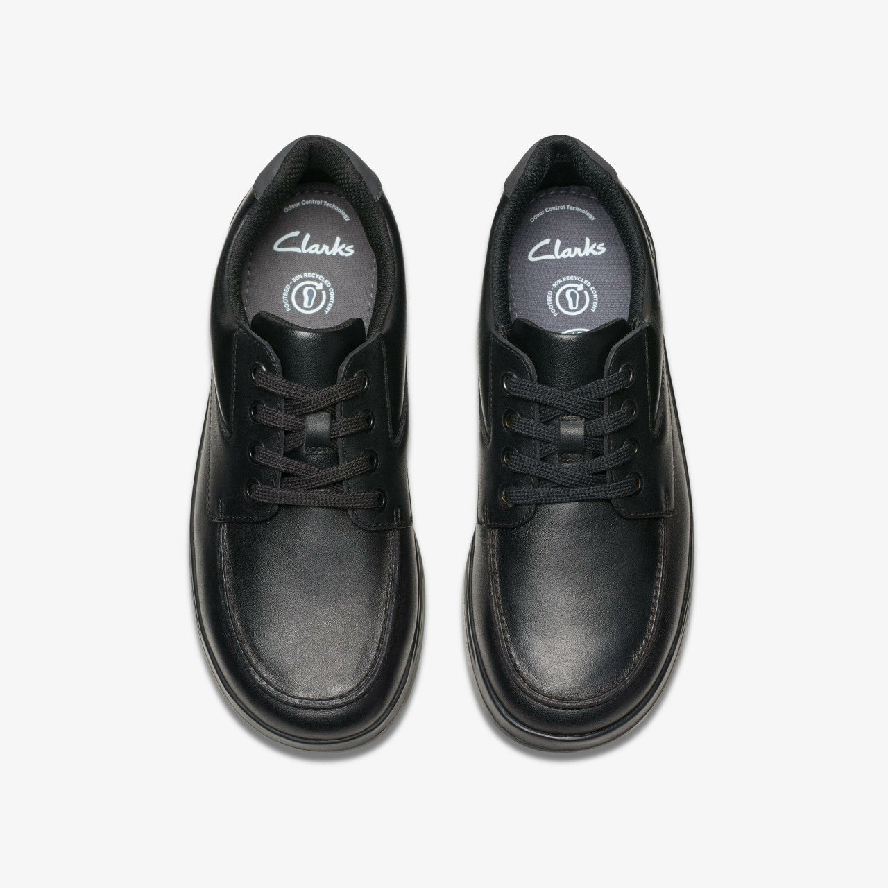 Keelan Flare Youth Black Leather | Clarks Sale - Kids