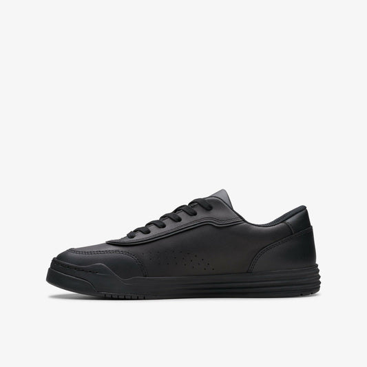 Urban Solo Older Black Leather | Clarks discount - Kids