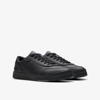 Urban Solo Older Black Leather | Clarks discount - Kids