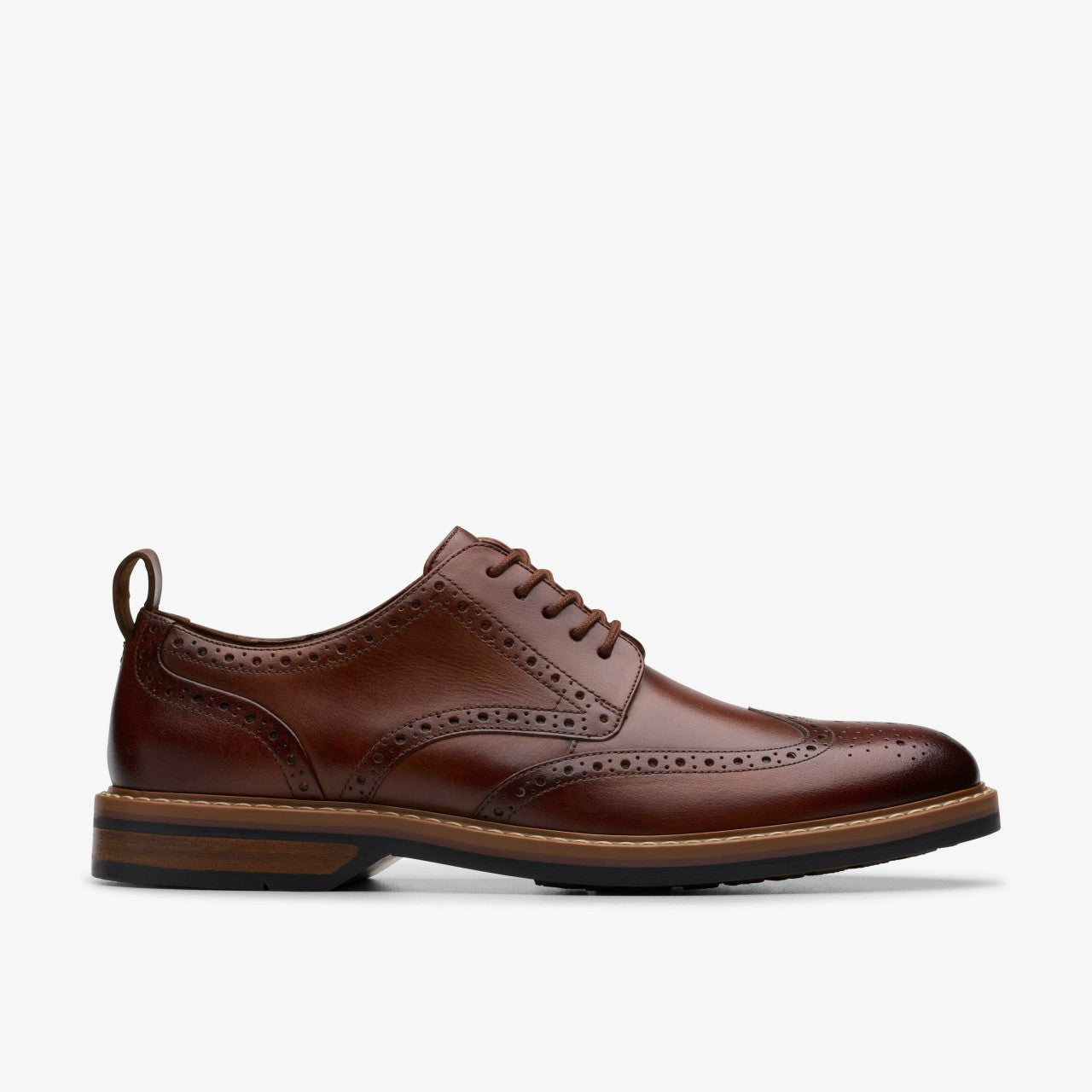 Aldwin Limit Brogue Mid Tan Leather | Clarks online - Men