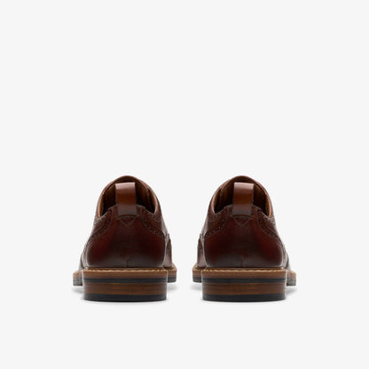 Aldwin Limit Brogue Mid Tan Leather | Clarks online - Men