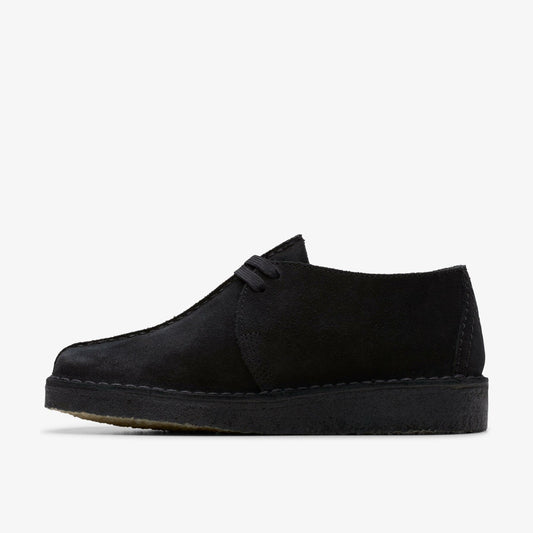 Desert Trek Black Suede | Clarks outlet - Women