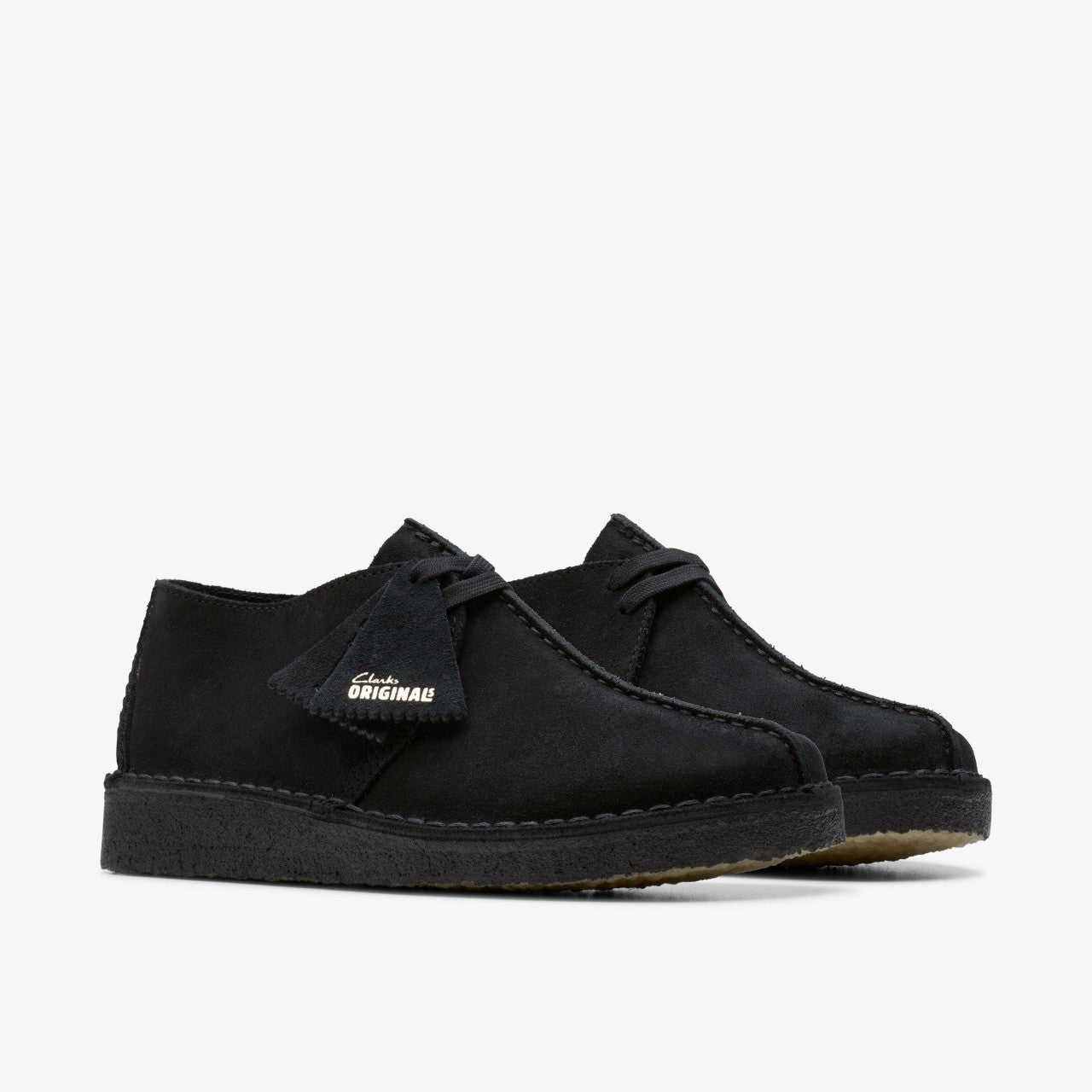 Desert Trek Black Suede | Clarks outlet - Women