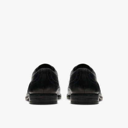 Brandon Limit Brogue Black Leather | Clarks outlet - Men