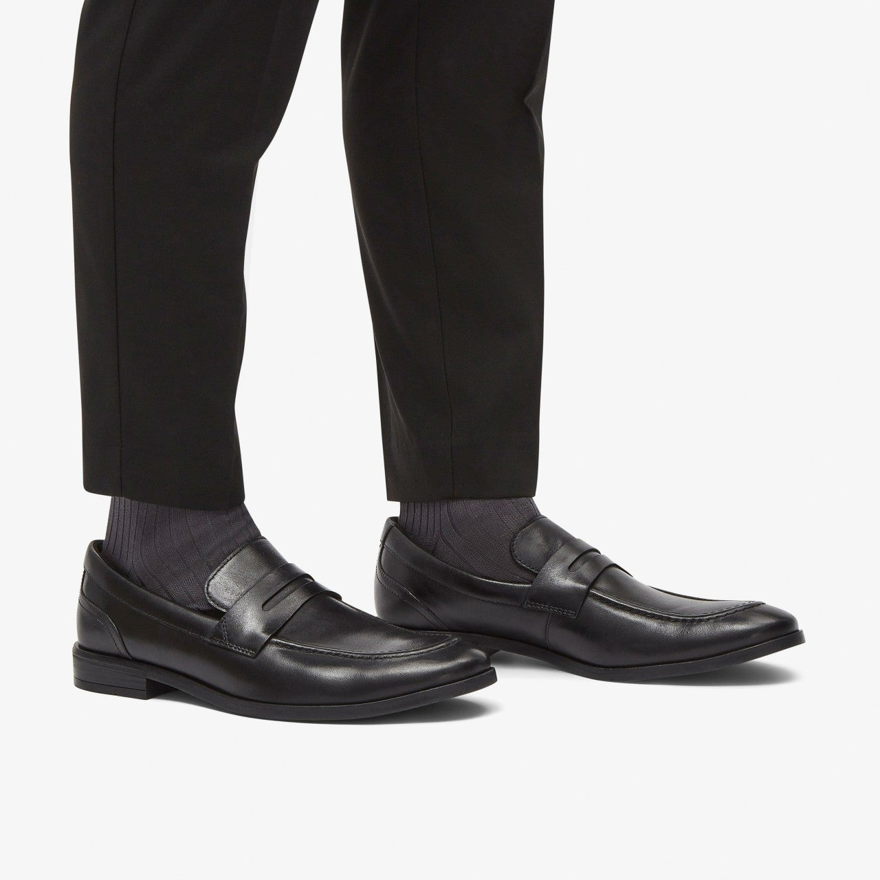 Brandon Step Loafer Black Leather | Clarks on Sale - Men