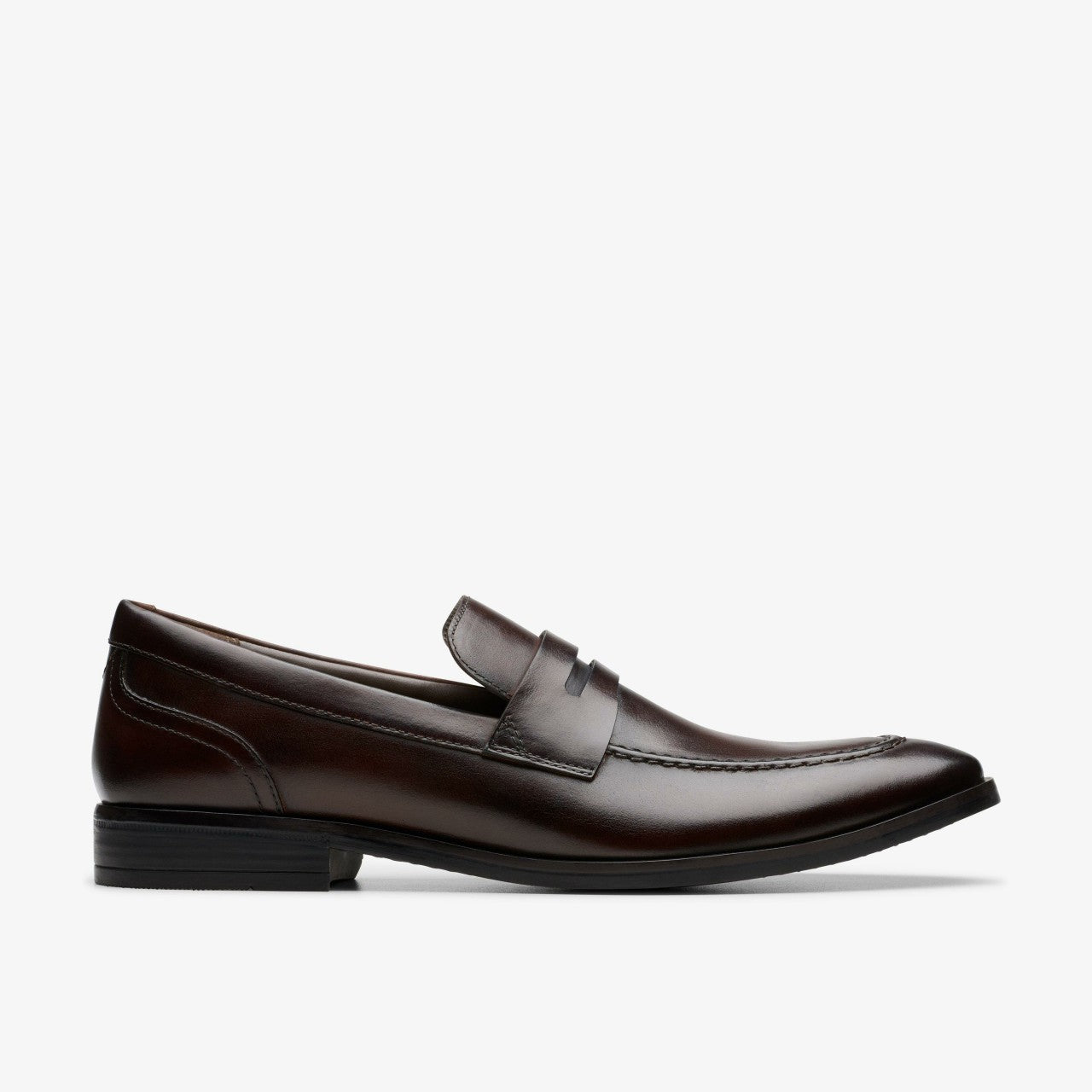 Brandon Step Loafer Dark Brown Leather | Clarks discount - Men