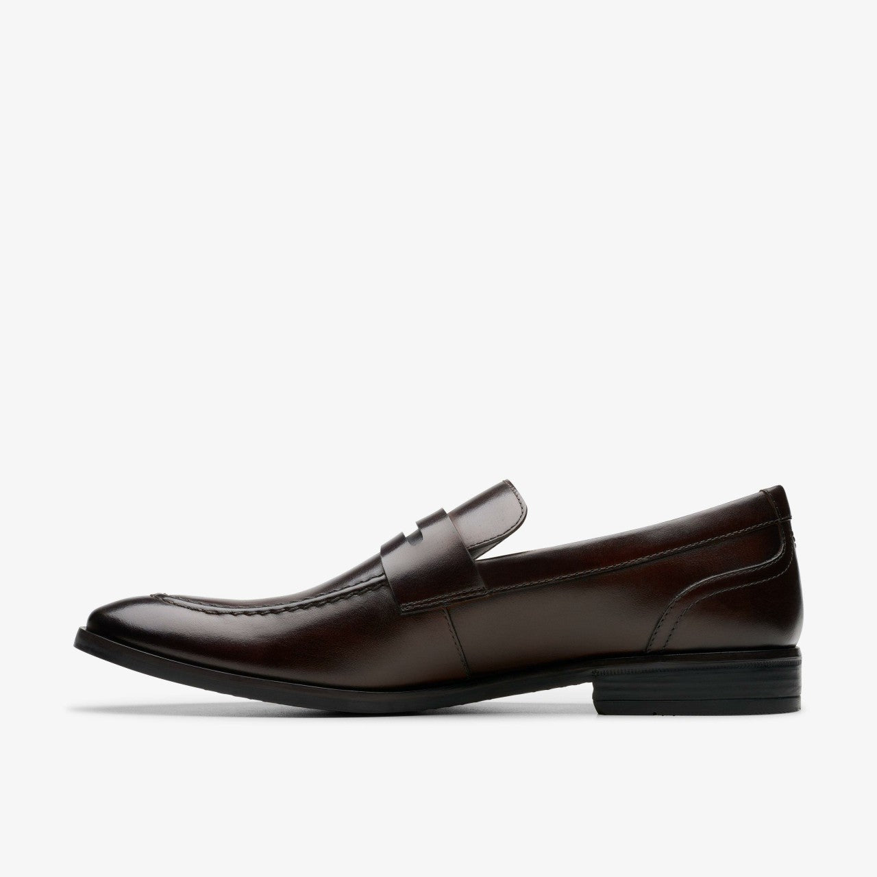 Brandon Step Loafer Dark Brown Leather | Clarks discount - Men