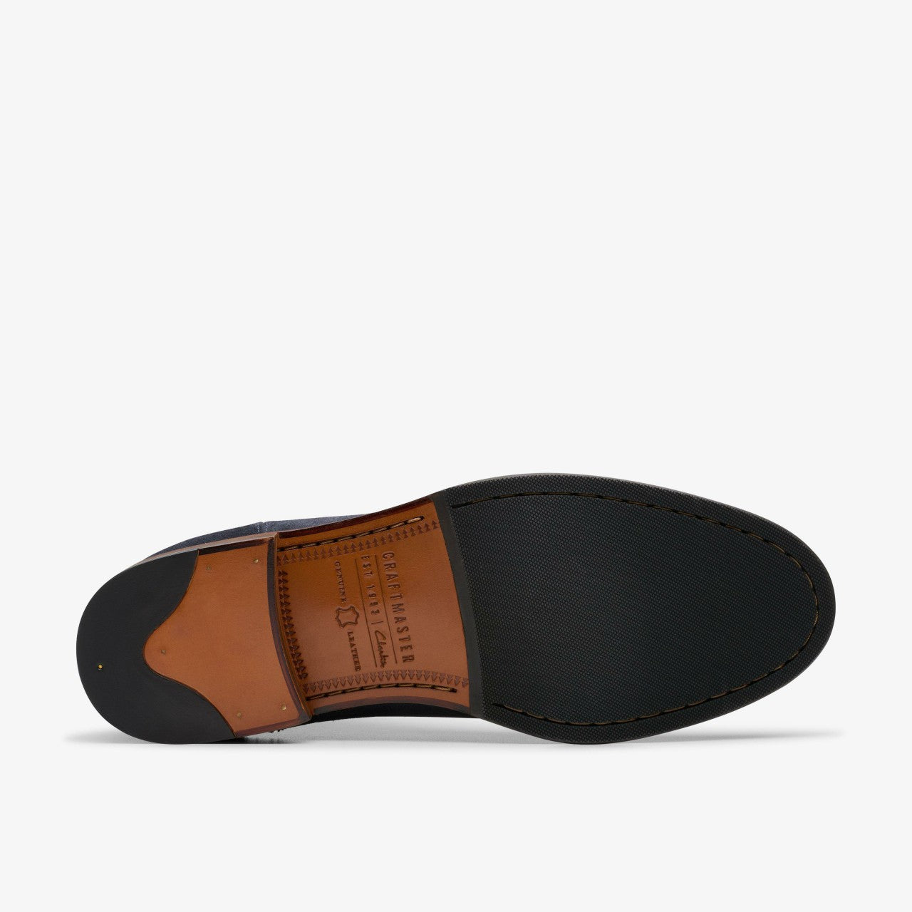 Craft James Top Chelsea Boot Navy Suede | Clarks online - Men