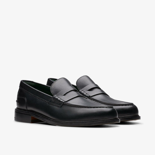 Craft James Lo Loafer Black Leather | Clarks for sale - Men
