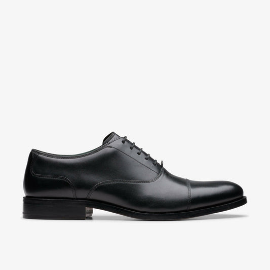 Craft James Cap Black Leather | Clarks Sale - Men