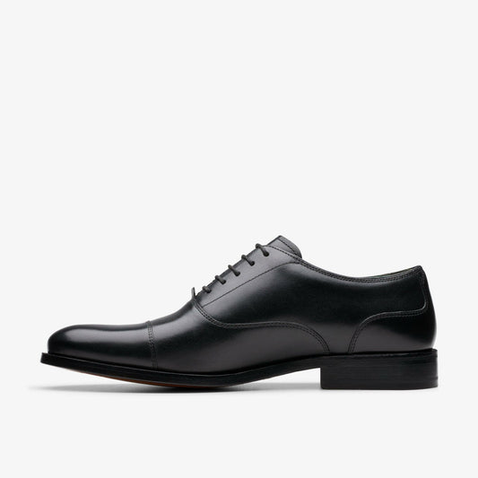 Craft James Cap Black Leather | Clarks Sale - Men