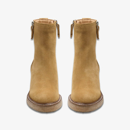 Cassiano Zip Ankle Boot Light Tan Suede | Clarks on Sale - Women