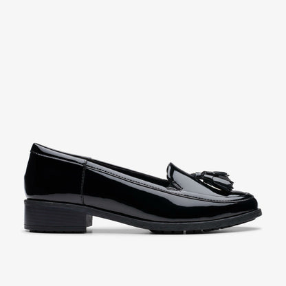 Havisham Edge Loafer Black Patent | Clarks for sale - Women