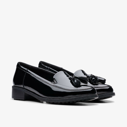 Havisham Edge Loafer Black Patent | Clarks for sale - Women