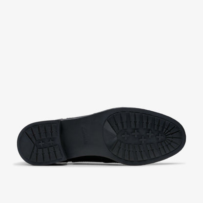 Havisham Oak Black Leather | Clarks on Sale - Women