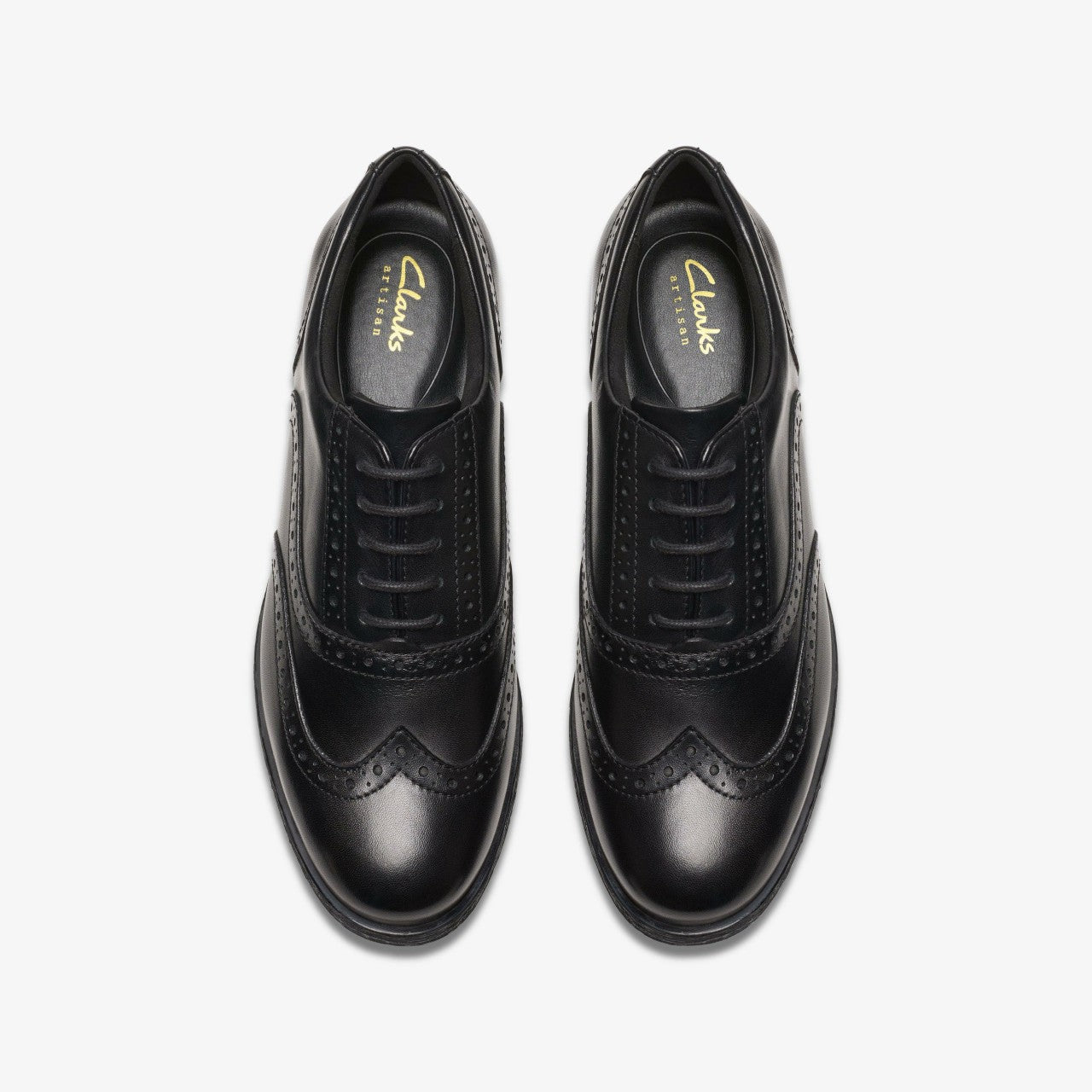 Havisham Oak Black Leather | Clarks on Sale - Women