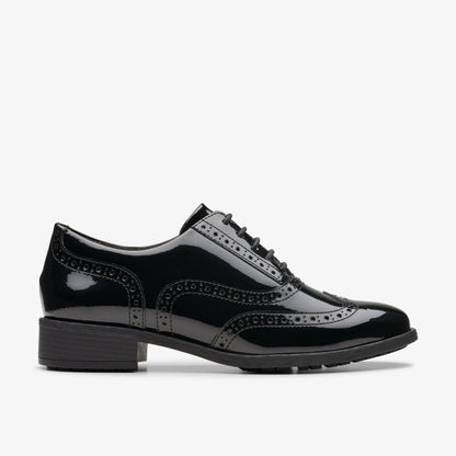 Havisham Oak Black Patent | Clarks discount - Women