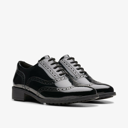 Havisham Oak Black Patent | Clarks discount - Women