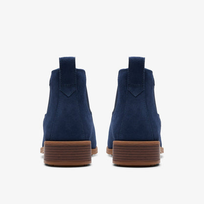 Havisham Top Ankle Boot Navy Suede | Clarks Sale - Women