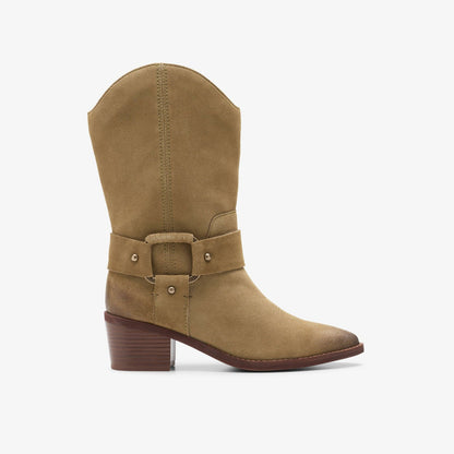 Morzine Rise Dark Sand Suede | Clarks Sale - Women
