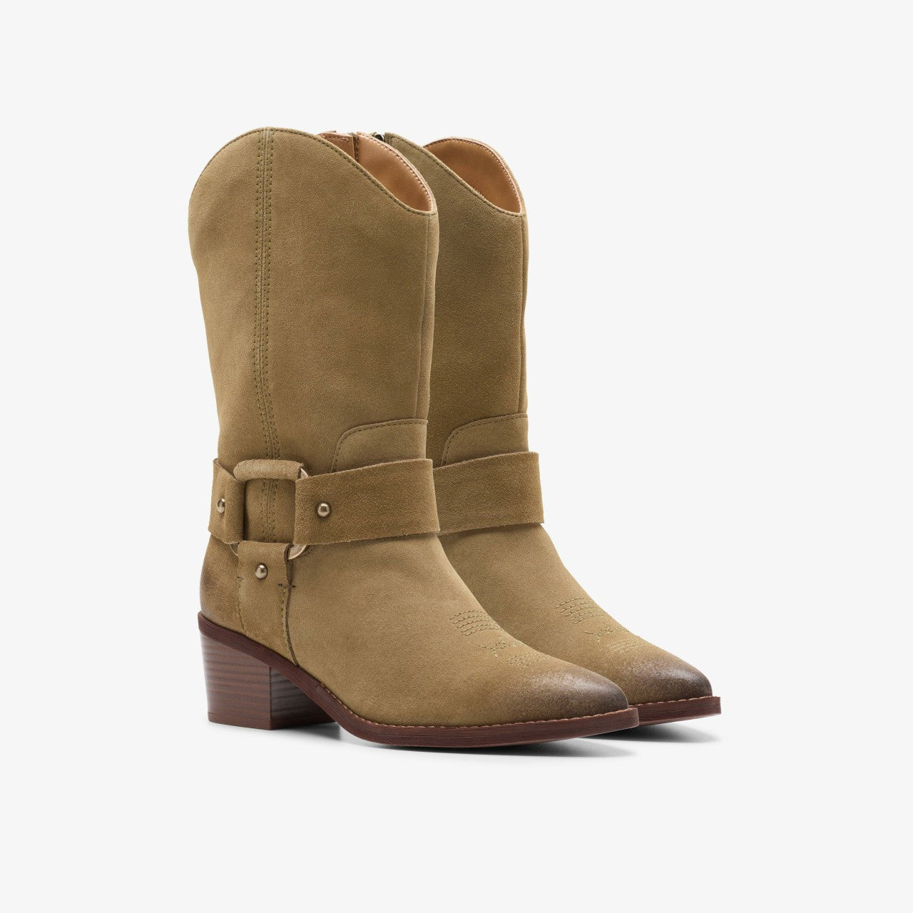 Morzine Rise Dark Sand Suede | Clarks Sale - Women