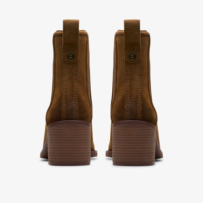 Chamberly Top Walnut Suede | Clarks outlet - Women
