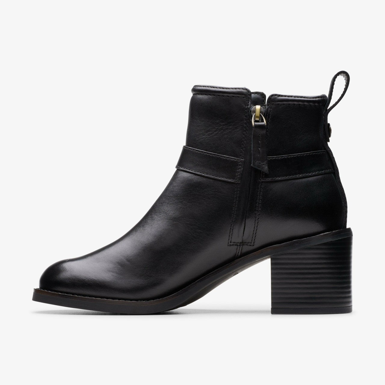 Chamberly Trim Black Leather | Clarks discount - Women