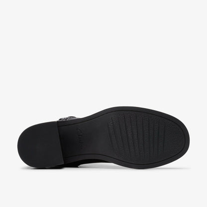 Chamberly Trim Black Leather | Clarks discount - Women