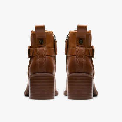 Chamberly Trim Mid Tan Leather | Clarks online - Women