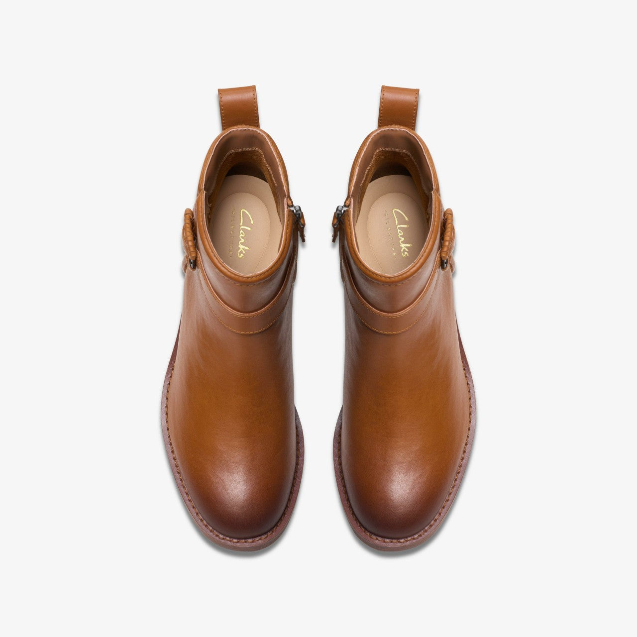 Chamberly Trim Mid Tan Leather | Clarks online - Women