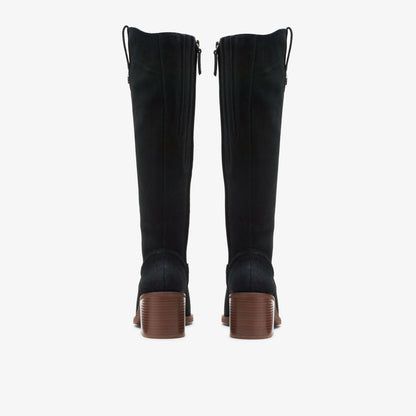 Chamberly Up Black Suede | Clarks online - Women