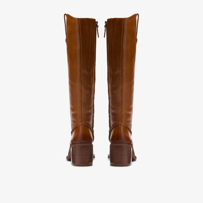 Chamberly Up Mid Tan Leather | Clarks discount - Women