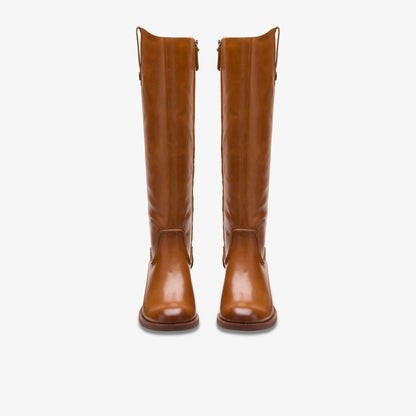 Chamberly Up Mid Tan Leather | Clarks discount - Women