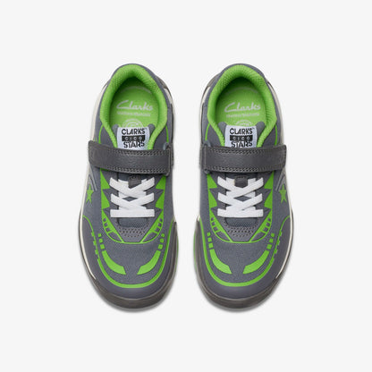 Cica Star Flex Kid Grey / Green | Clarks online - Kids