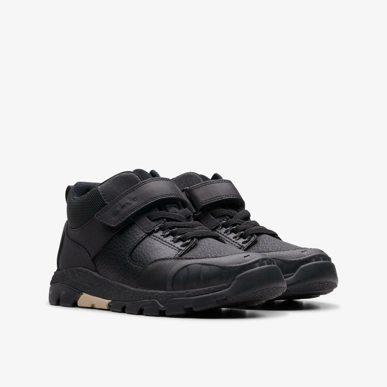 Steggy 2 Glow Kid Black Leather | Clarks discount - Kids