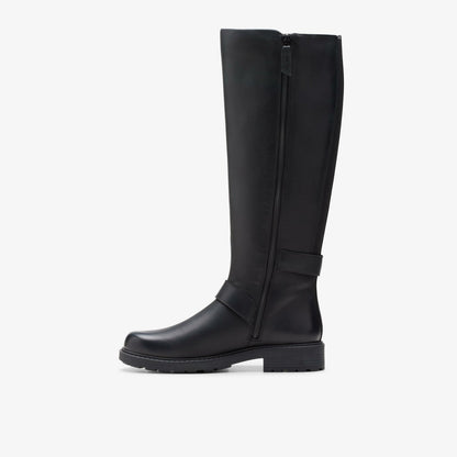 Orinoco2 Tall Black Leather | Clarks on Sale - Women