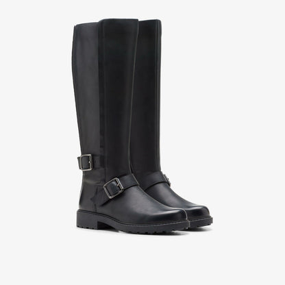 Orinoco2 Tall Black Leather | Clarks on Sale - Women