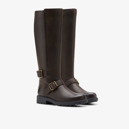 Orinoco 2 Tall Dark Brown Leather | Clarks discount - Women