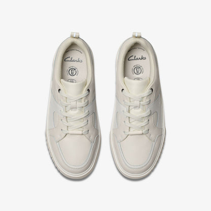 Oslo Shine Youth White | Clarks outlet - Kids