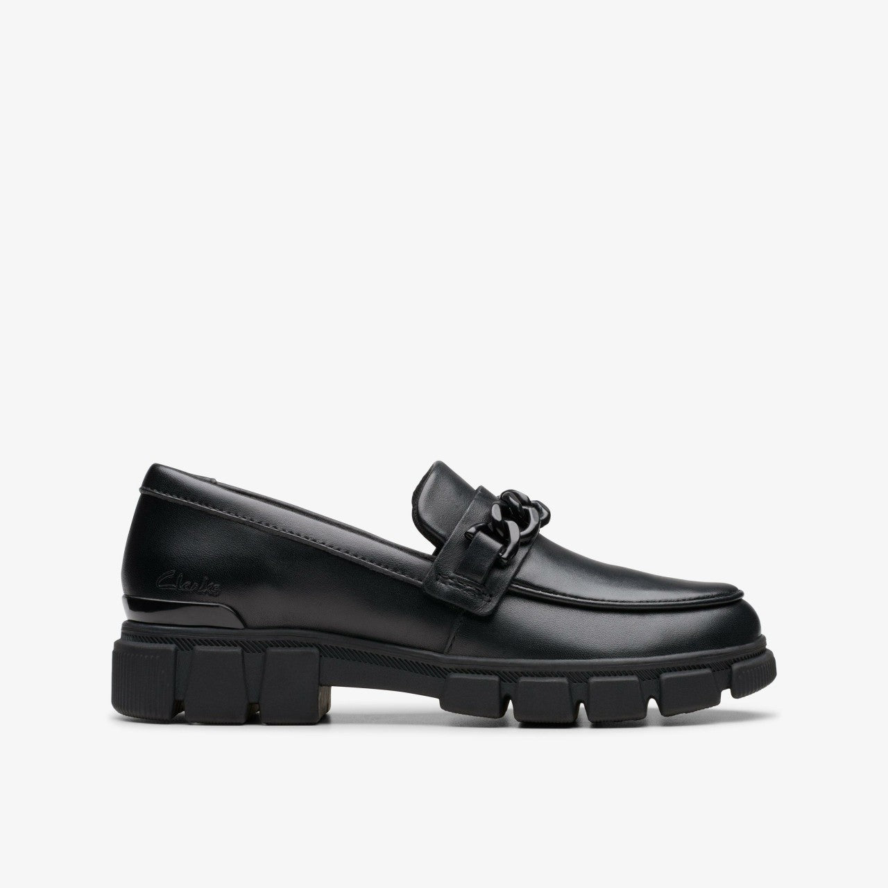 Evyn Walk Kid Black Leather | Clarks online - Kids