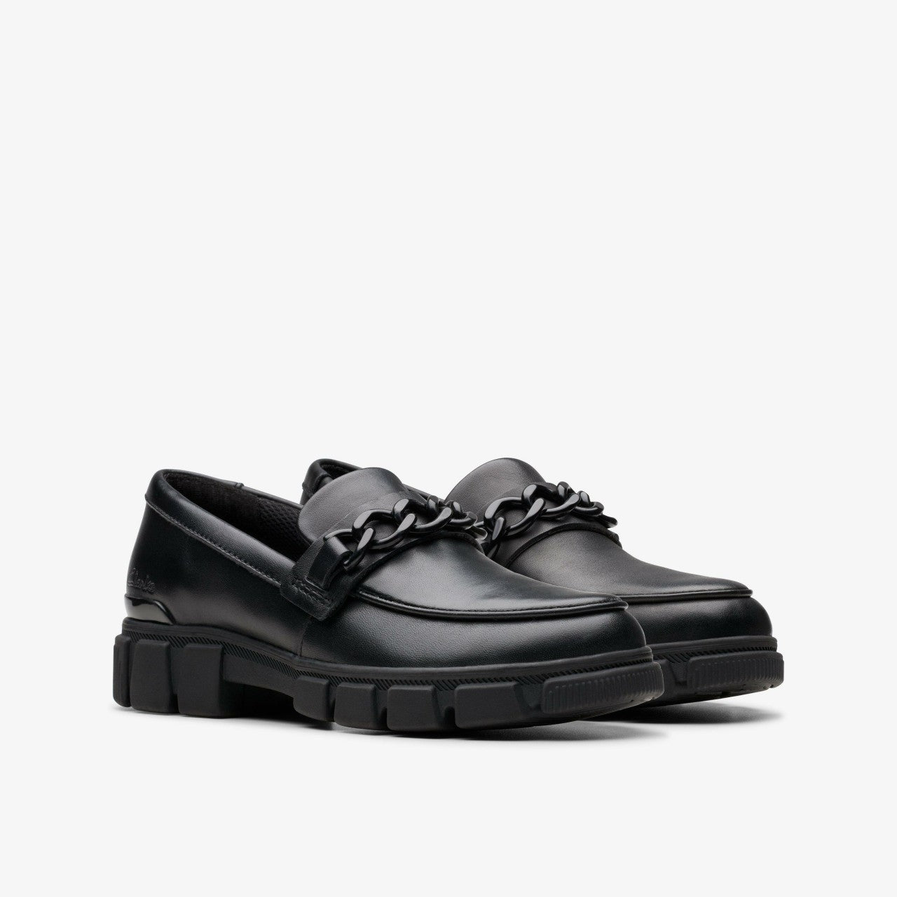 Evyn Walk Kid Black Leather | Clarks online - Kids