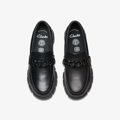 Evyn Walk Kid Black Leather | Clarks online - Kids