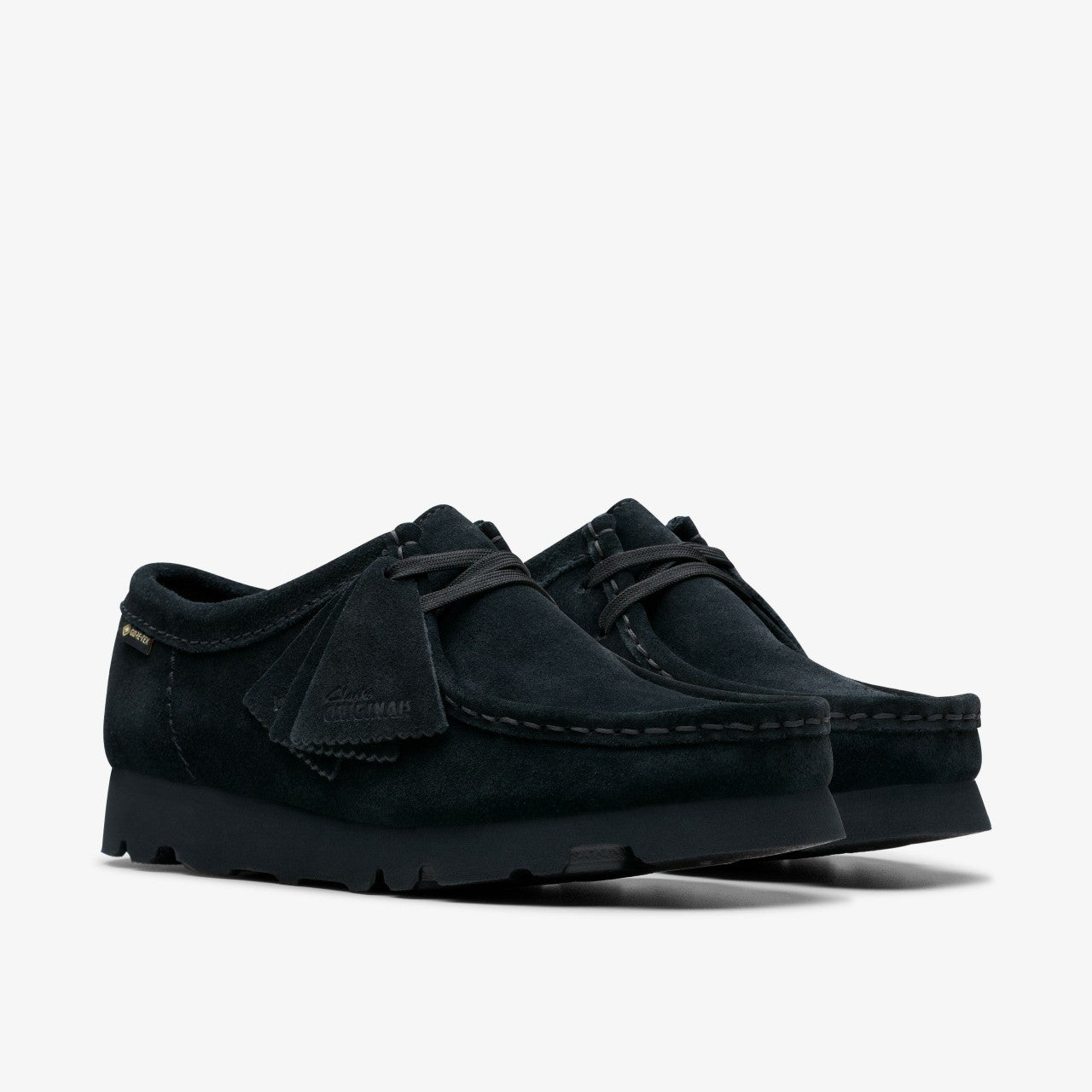Wallabee GORE-TEX Black Suede | Clarks on Sale - Women