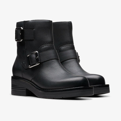 Rebelle Buckle Black Leather | Clarks outlet - Women
