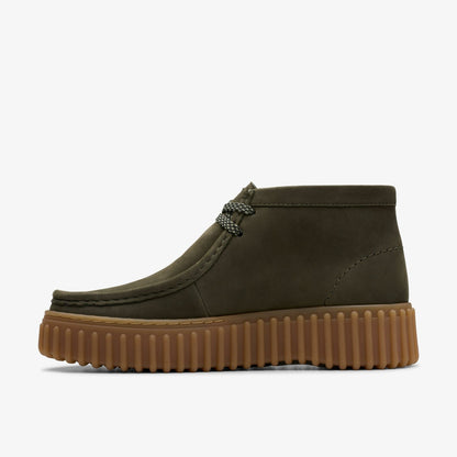 Torhill Moss Dark Green Nubuck | Clarks outlet - Women