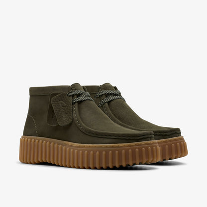Torhill Moss Dark Green Nubuck | Clarks outlet - Women